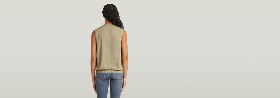 stand up collar top