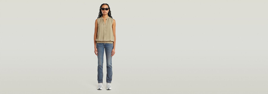 stand up collar top