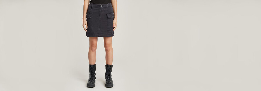 cargo mini skirt