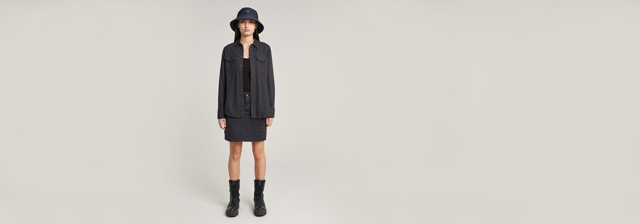 cargo mini skirt