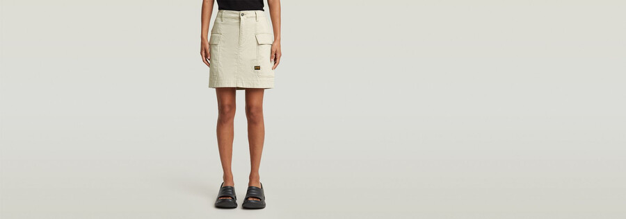 cargo mini skirt