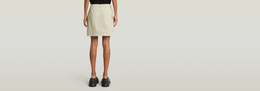 cargo mini skirt