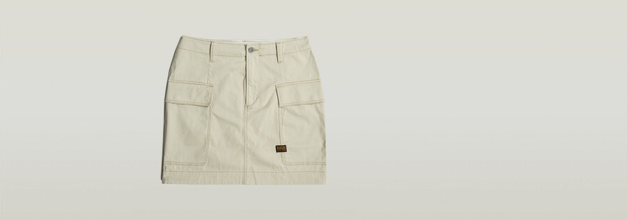 cargo mini skirt