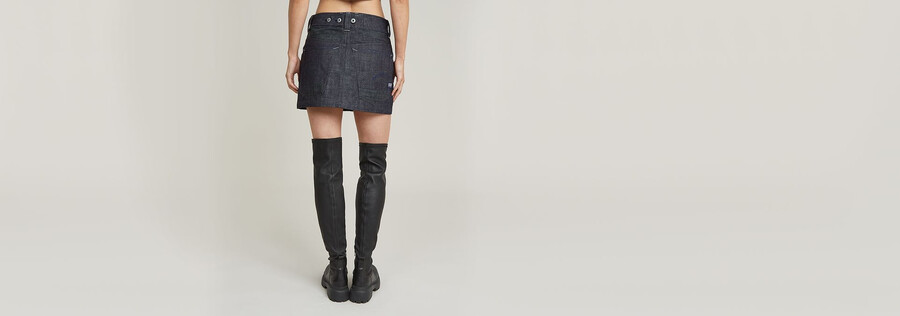 g-star origins bowey selvedge skirt