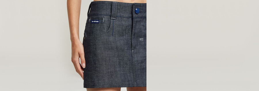g-star origins bowey selvedge skirt