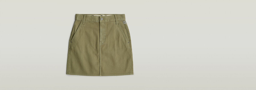 viktoria short chino skirt
