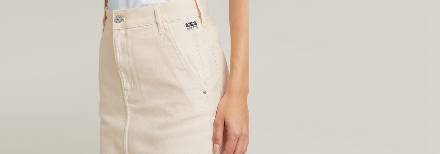 viktoria short chino skirt