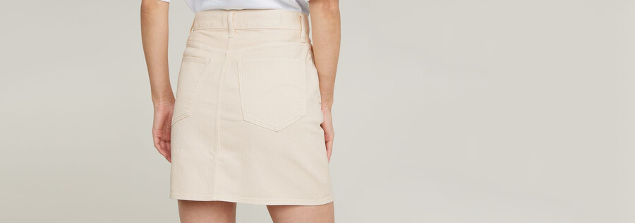 viktoria short chino skirt