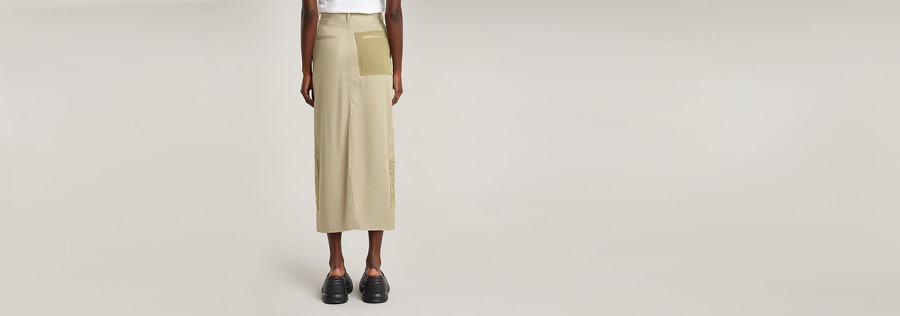 viktoria tone on tone skirt