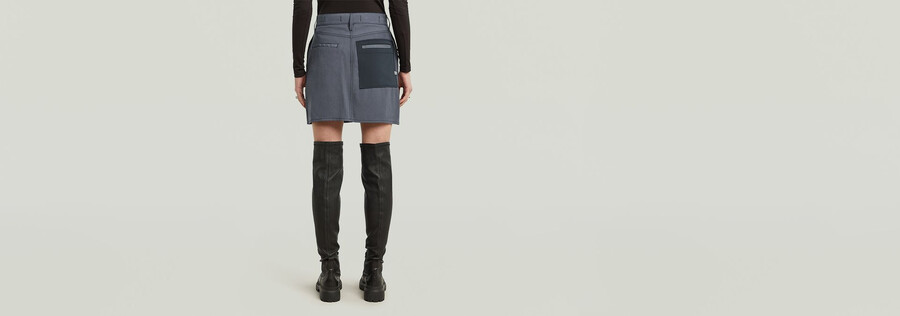 viktoria tone on tone skirt