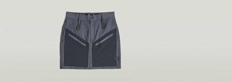 viktoria tone on tone skirt