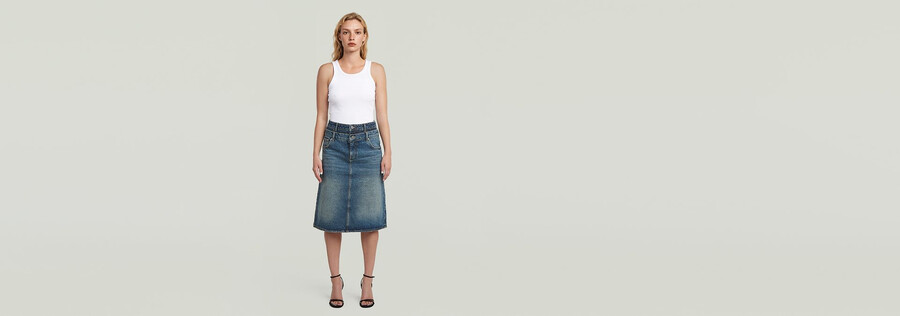 carter double waistband skirt