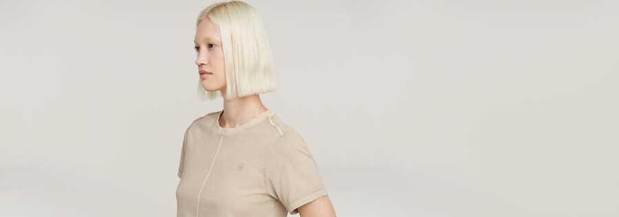 overdyed front seam top