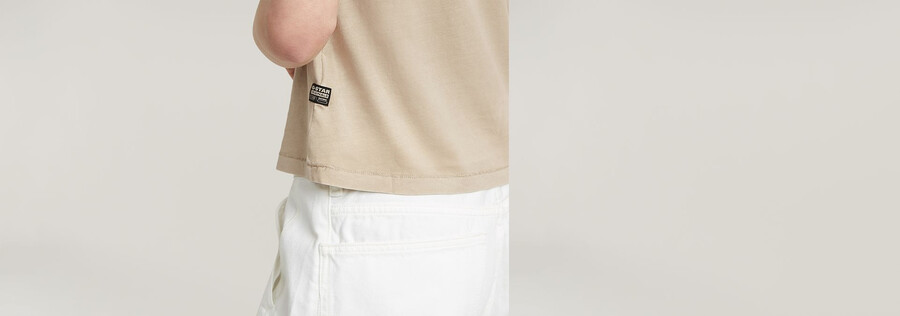 overdyed front seam top
