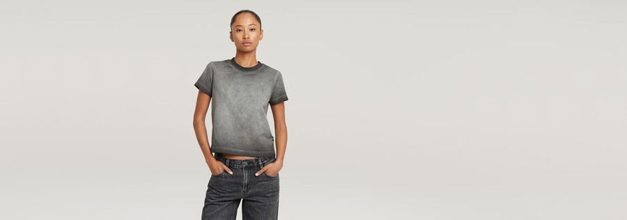 overdyed micro boxy top
