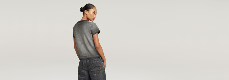 overdyed micro boxy top