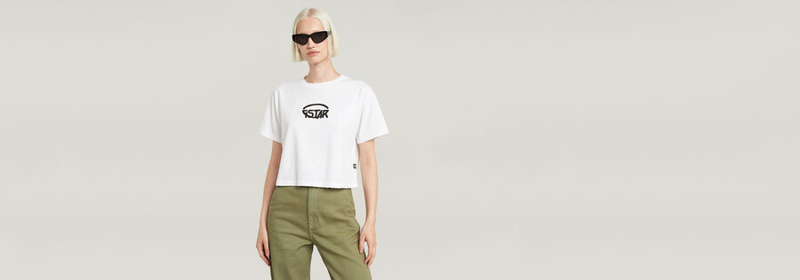 cropped logo relaxed top