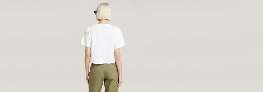 cropped logo relaxed top