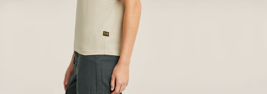 mini g-script logo overdyed top
