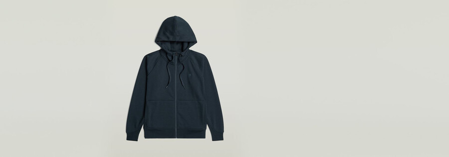 premium core 2.1 hoodie zip thru sweater