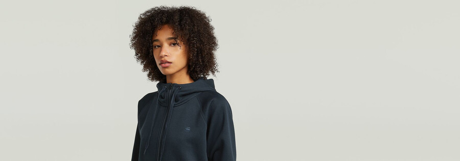 premium core 2.1 hoodie zip thru sweater