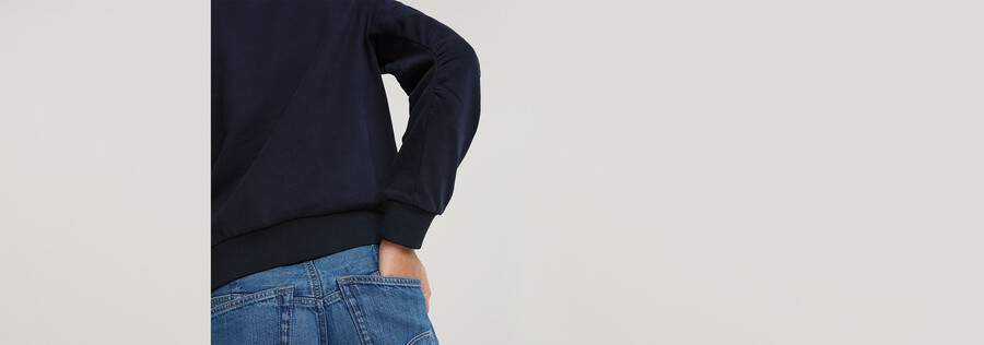 sleeve construction sweater