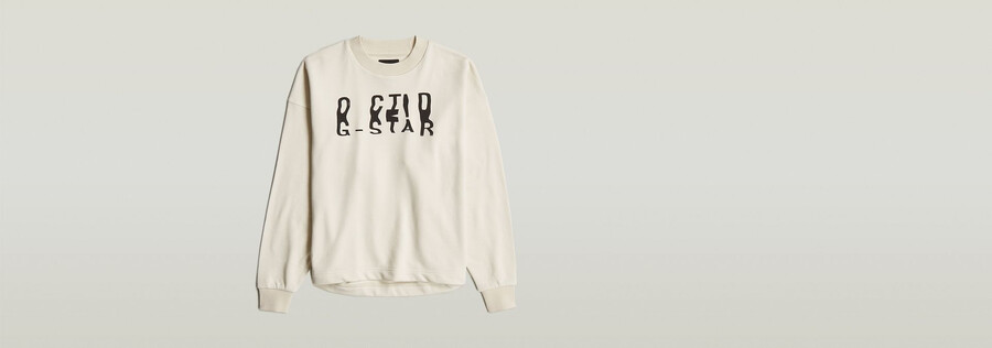 chroma graphic loose sweater