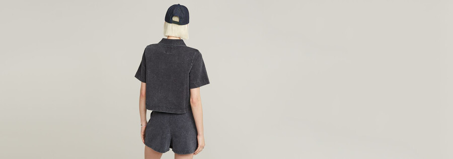 overdyed polo sweater