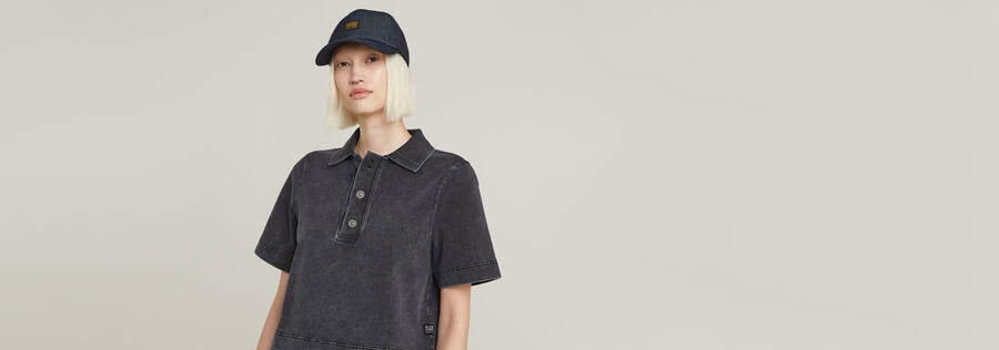 overdyed polo sweater