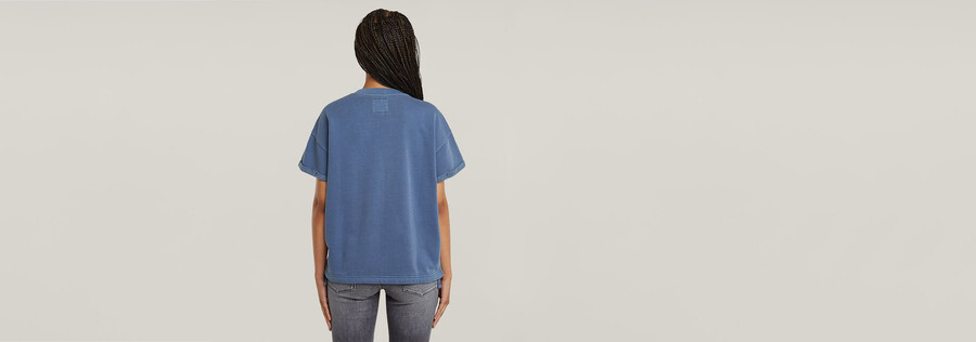 overdyed seam details sweater