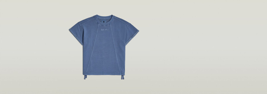 overdyed seam details sweater