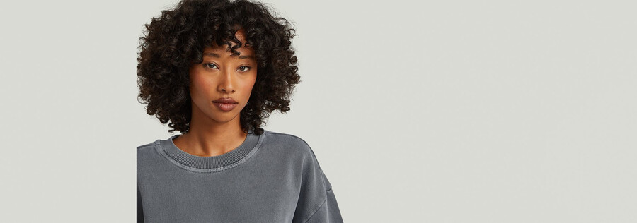 overdyed big sleeve oversized sweater