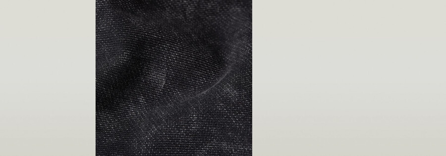 overdyed cropped logo loose sweater