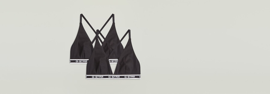 multiway triangle bralette 2-pack
