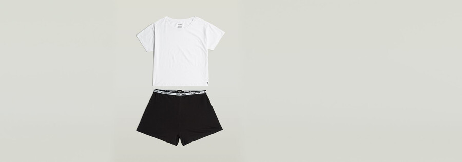 tee and short pyjamas set