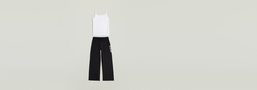 cami and wide leg pant pyjamas set