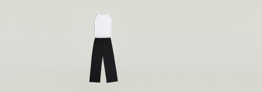 cami and wide leg pant pyjamas set