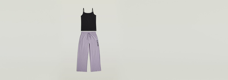 cami and wide leg pant pyjamas set