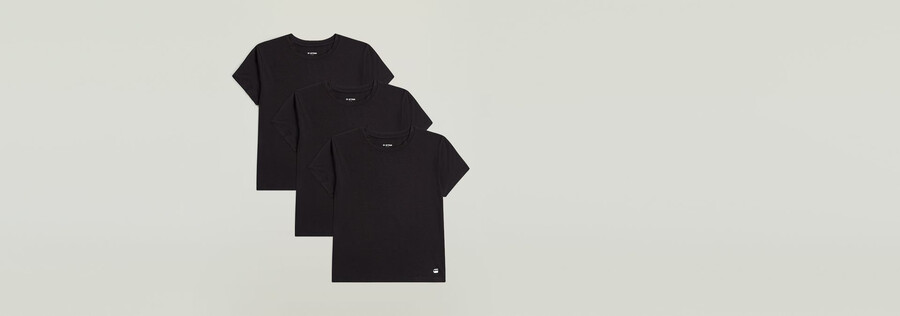 cropped t-shirt 3-pack