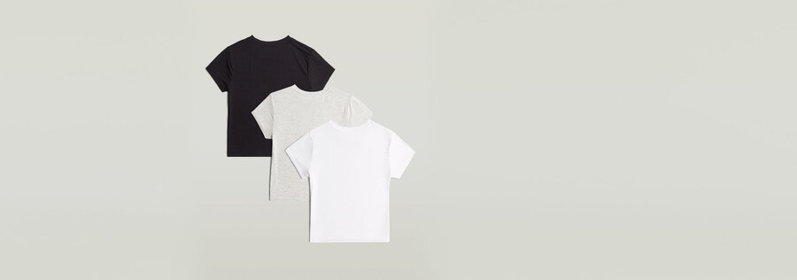 cropped t-shirt 3-pack