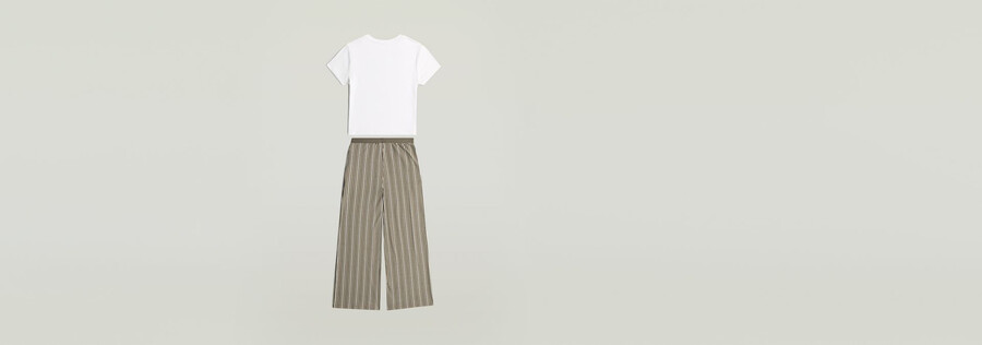 tee and wide leg pant pyjamas set