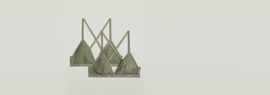 mesh triangle bralette 2-pack