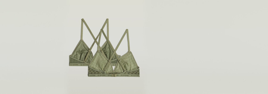 mesh triangle bralette 2-pack