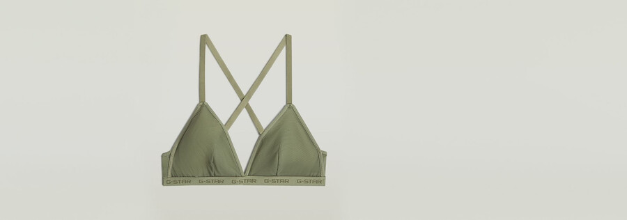 mesh triangle bralette 2-pack